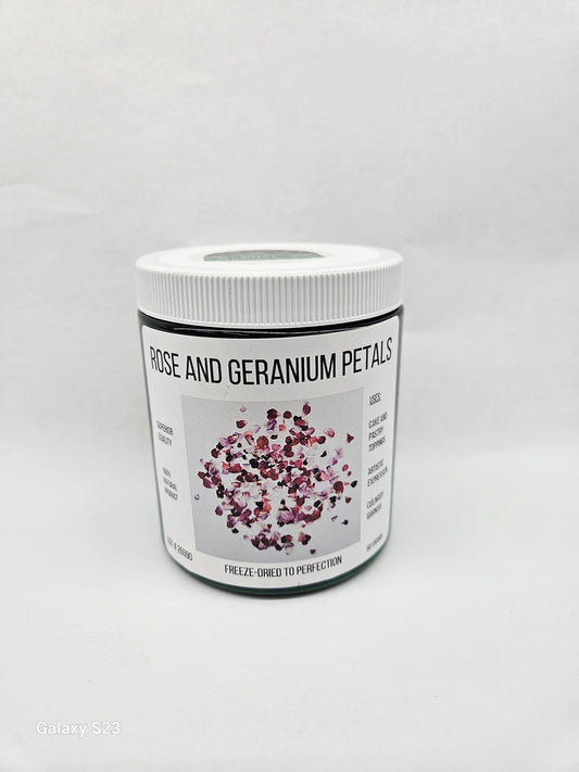 Edible Rose and Geranium Petals